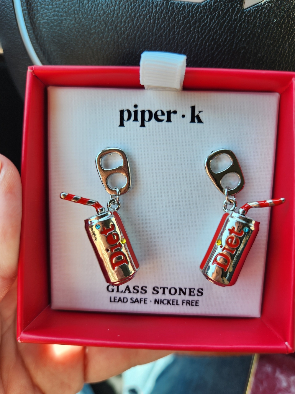 Piper K Diet Coke Earrings